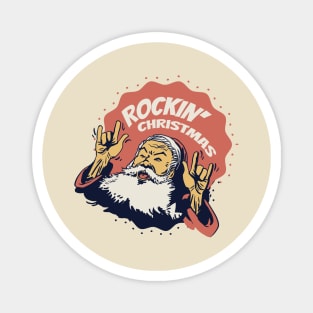 Rockin Christmas Magnet